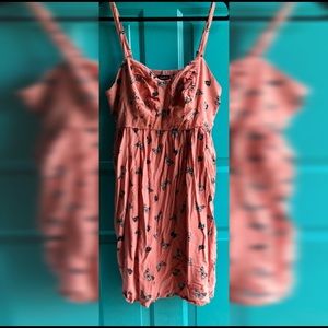 Torrid Pink Floral Challis Mini Dress